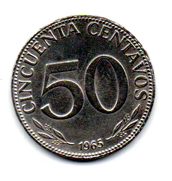 Bolivia - 1965 - 50 Centavos