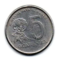 Paraguai - 1980 - 5 Guaranies - Foto 2