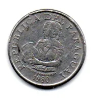 Paraguai - 1980 - 5 Guaranies