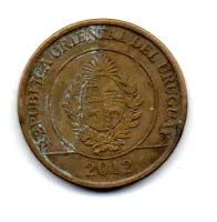 Uruguai - 2012 - 1 Peso