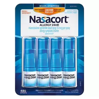 Nasacort Allergy 24 HR, 480 Metered Sprays - Foto 2