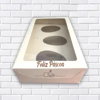Caixa para Trio de Ovos de Colher - 150g - Foto 4