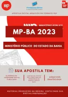 Apostila MP BA 2023 Técnico Administrativo