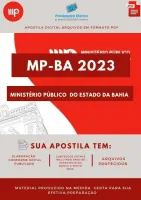 Apostila MP BA 2023 Analista Técnico Ciências Contábeis