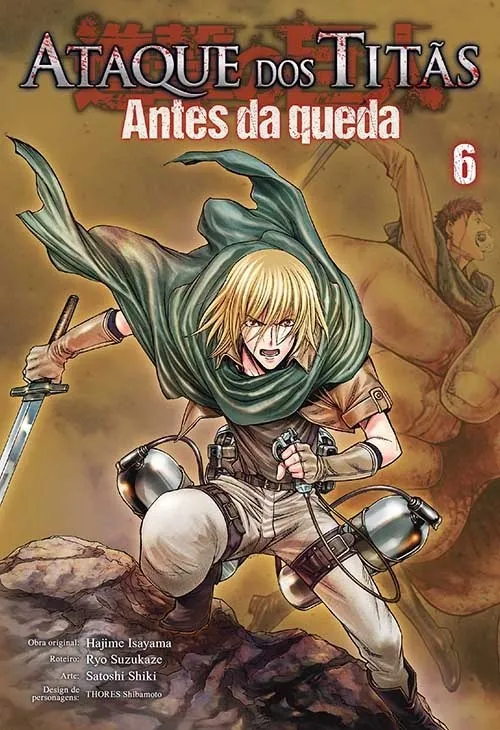 MANGA ATAQUE DOS TITAS ANTES DA QUEDA VOL 6 (PRODUTO USADO - MUITO BOM)
