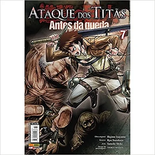 MANGA ATAQUE DOS TITANS ANTES DA QUEDA VOL 7 (PRODUTO USADO - MUITO BOM)