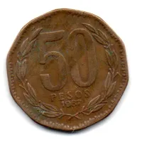 Chile - 1987 - 50 Pesos