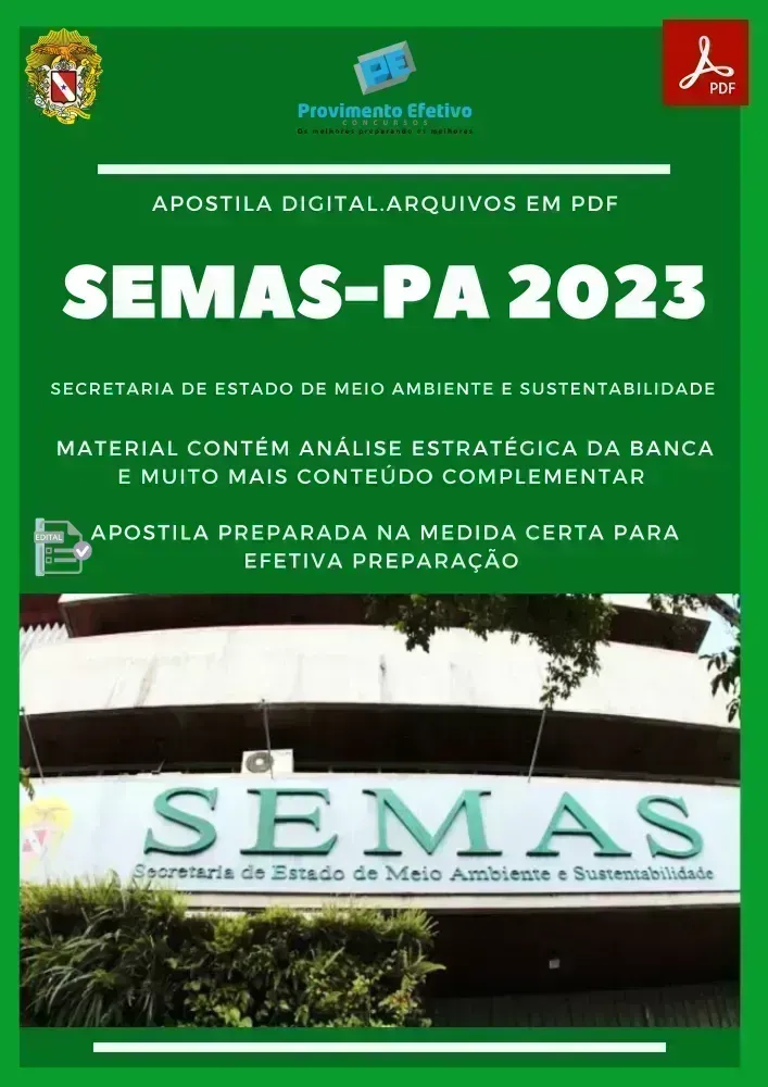 Apostila SEMAS PA 2023 Engenharia Ambiental Imagem