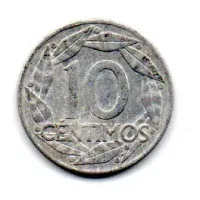 Espanha - 1959 - 10 Céntimos - Foto 2