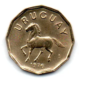 Uruguai - 1976 - 10 Centésimos - Polida