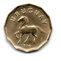 Uruguai - 1976 - 10 Centésimos - Polida
