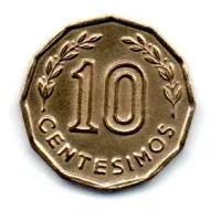 Uruguai - 1976 - 10 Centésimos - Polida - Foto 2