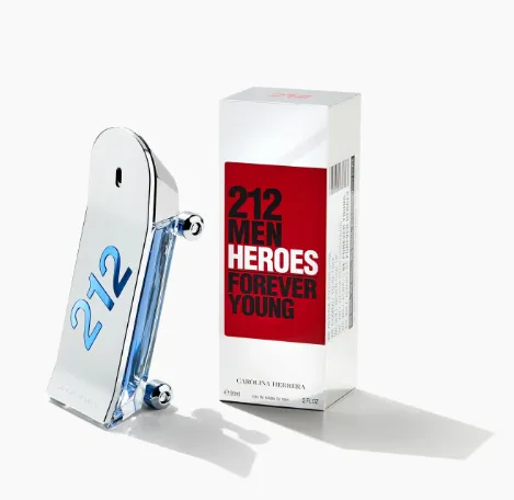 Perfume Masculino 212 Men Heroes Carolina Herrera Eau de Toilette -  90ml