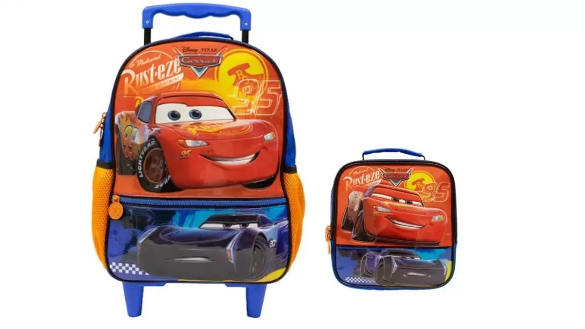 Kit Mochilete + lancheira McQueen 2023 Imagem