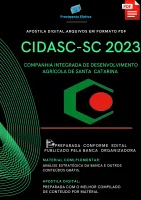 Apostila CIDASC SC 2023 Analista Tecnologia da Informação