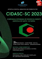 Apostila CIDASC SC 2023 Assistente Administrativo