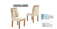 Mesa Classic 1,20 x 80 MDF com tampo vidro 4 cadeiras madeira maciça - Foto 7