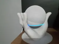 Suporte Mesa Alexa Echo Dot 4ª Geração Nas Mãos De Deus