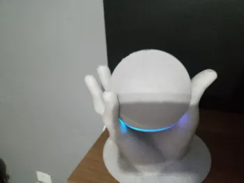 Suporte Mesa Alexa Echo Dot 4ª Geração Nas Mãos De Deus - Foto 2