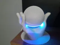 Suporte Mesa Alexa Echo Dot 4ª Geração Nas Mãos De Deus - Foto 3