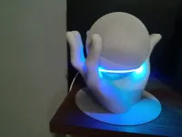 Suporte Mesa Alexa Echo Dot 4ª Geração Nas Mãos De Deus - Foto 4