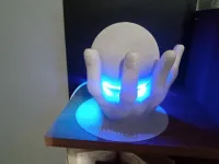 Suporte Mesa Alexa Echo Dot 4ª Geração Nas Mãos De Deus - Foto 6