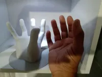 Suporte Mesa Alexa Echo Dot 4ª Geração Nas Mãos De Deus - Foto 8