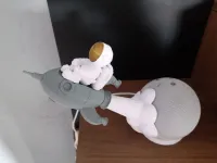 Suporte Echo Dot Alexa 4 Amazon Modelo Astronauta Exclusivo - Foto 7