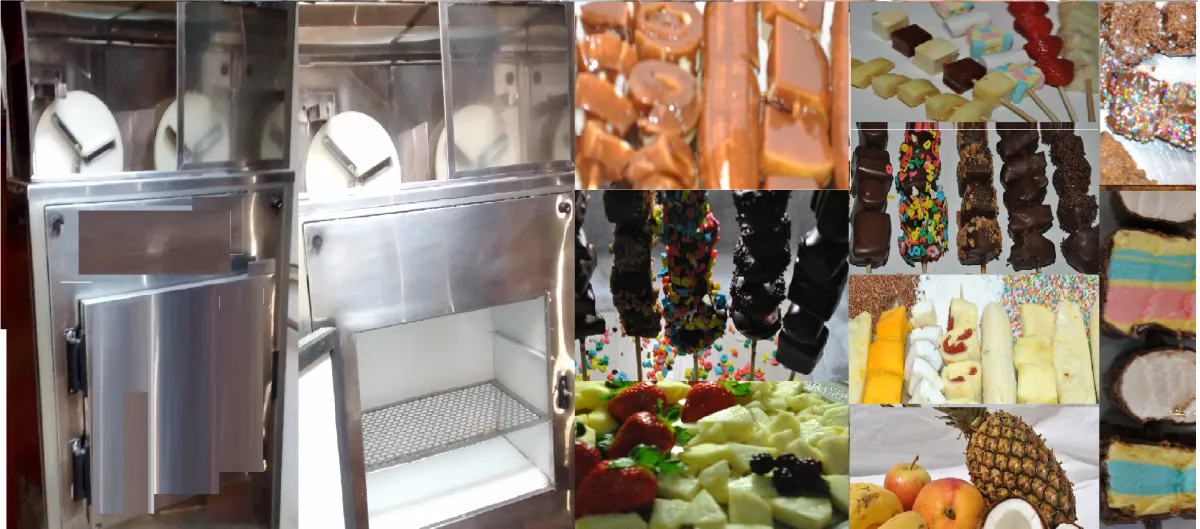  CASCATA DUPLA PARA CHOCOLATE   C/2  PRATOS E REFRIGERADOR(USADA)- PROMOÇÃO ANUAL  Imagem