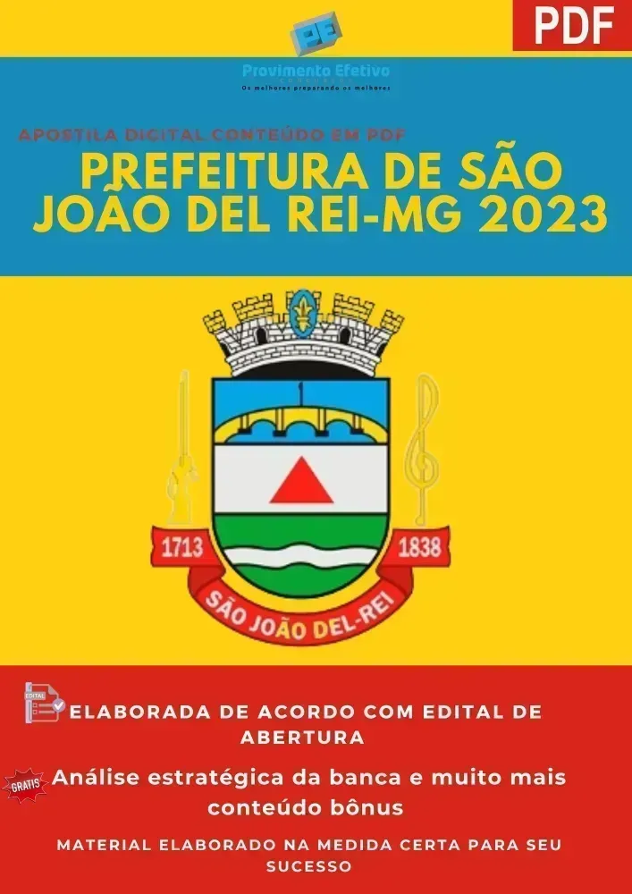 Apostila Pref São João Del Rei MG Agente Endemias 2023 Imagem