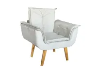 Poltrona Decorativa Opalla em Veludo Total/RN - Foto 2