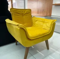 Poltrona Decorativa Opalla em Veludo Total/RN - Foto 6