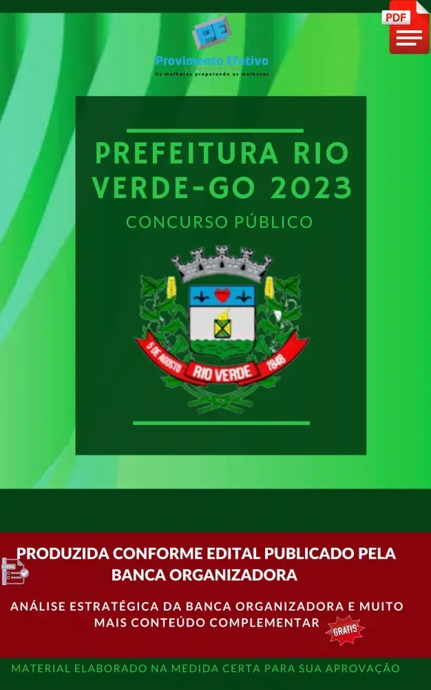 Apostila Pref Rio Verde GO Medicina Veterinária 2023
