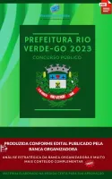 Apostila Pref Rio Verde GO Vigilância Sanitária Farmácia 2023