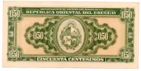 Uruguai - 50 Centesimos - 1939 - Cédula Estrangeira - Fe - Foto 2