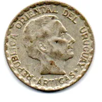 Uruguai - 1943 - 50 Centesimos - Prata .720 - Aprox. 7g - 24mm - Foto 2
