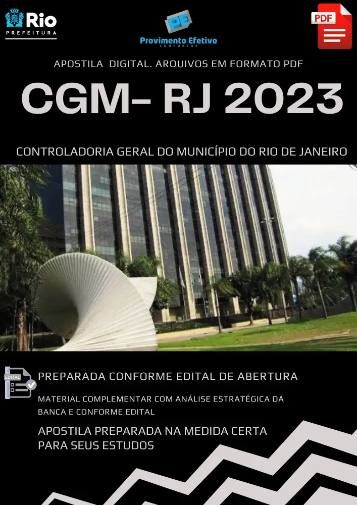 Apostila CGM RJ Técnico Controle Interno 2023