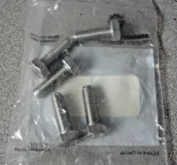 Parafuso Sextavado M8 x 25 Inox Jetski Jetboat Seadoo Original BRP 210000002 207182560  (pacote com 6)