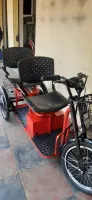 Triciclo Elétrico com 2  bancos  800w c/Suspenção 2026 - Foto 4