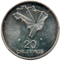 1972 - 20 Cruzeiros - Prata .900 - Aprox. 18,04g - 34,1mm - Comemorativa Sesquicentenário da Independência - Sob/Fc - No acrílico - Moeda Brasil - Foto 4