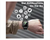 Relógio Smartwatch Da Fit C20 Military Camuflagem Cinza Eua - Foto 4