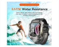 Relógio Smartwatch Da Fit C20 Military Camuflagem Cinza Eua - Foto 5