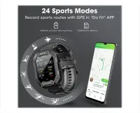 Relógio Smartwatch Da Fit C20 Military Camuflagem Cinza Eua - Foto 6