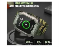 Relógio Smartwatch Da Fit C20 Military Camuflagem Cinza Eua - Foto 11