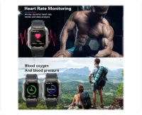 Relógio Smartwatch Da Fit C20 Military Camuflagem Cinza Eua - Foto 13