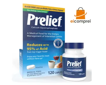 Prelief Anti-àcido P/bexiga 120 Caps Importado Eua