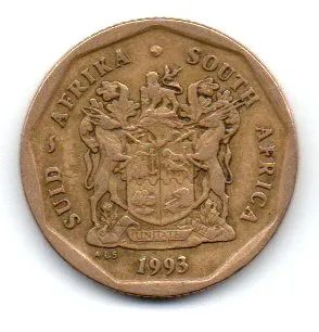 África do Sul - 1993 - 50 Cents