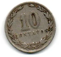 Argentina - 1928 - 10 Centavos - Foto 2