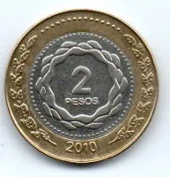 Argentina - 2010 - 2 Pesos