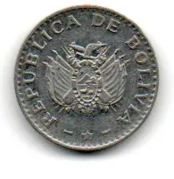 Bolívia - 1987 - 5 Centavos - Foto 2